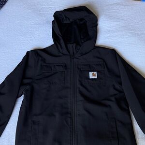 Carhartt Kids' Black Hooded Jacket
